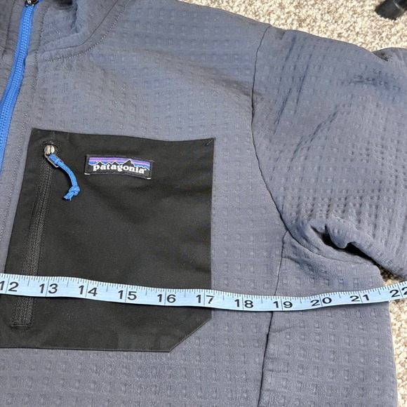 Patagonia Mens R1 TechFace Full Zip Jacket Gray Fleece MED Outdoor Gorpcore - Picture 10 of 12